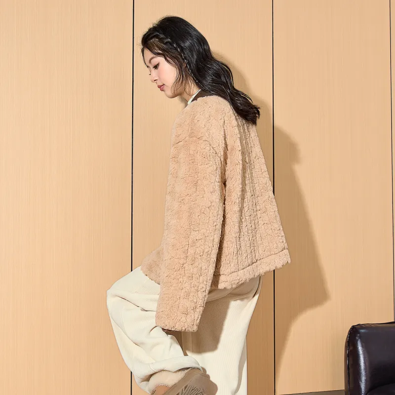 Tonlion Velvet feel Coat Women's-3