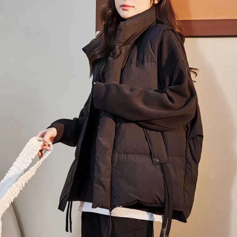 Tonlion Puffer Jacket Women's Black-2