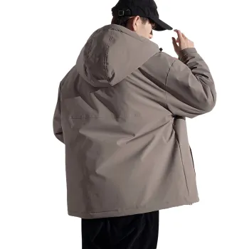 Tonlion Puffer Jackets Men Light Gray Green