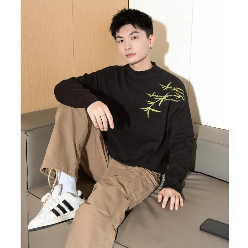 Tonlion Sweaters Men Black-4