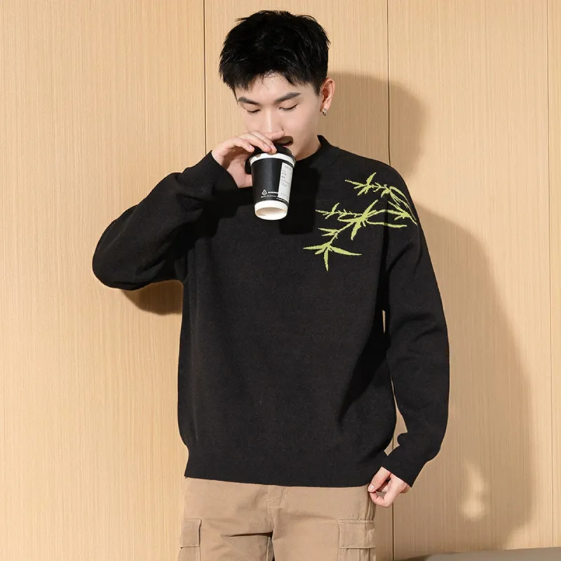Tonlion Sweaters Men Black-2