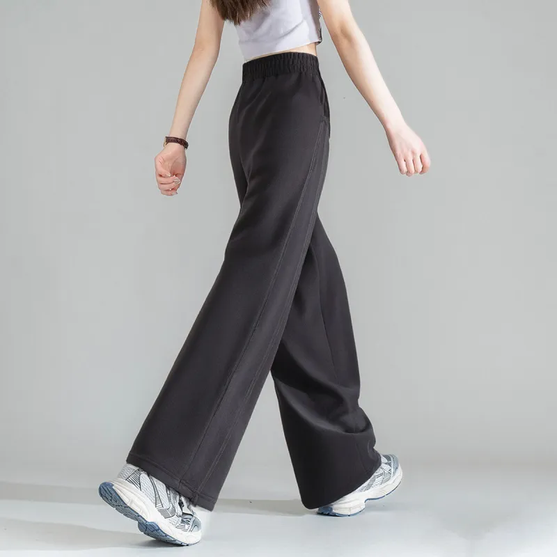 Tonlion Casual Pants Women's Dark Gray-2