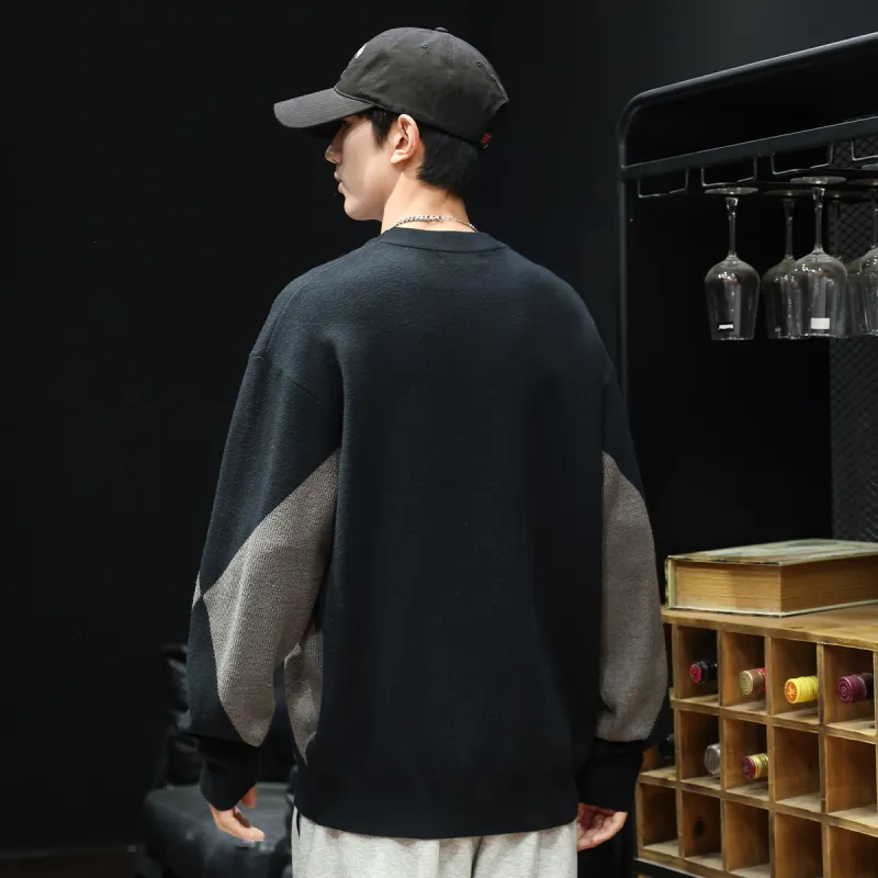 Tonlion Sweaters Men Black-7
