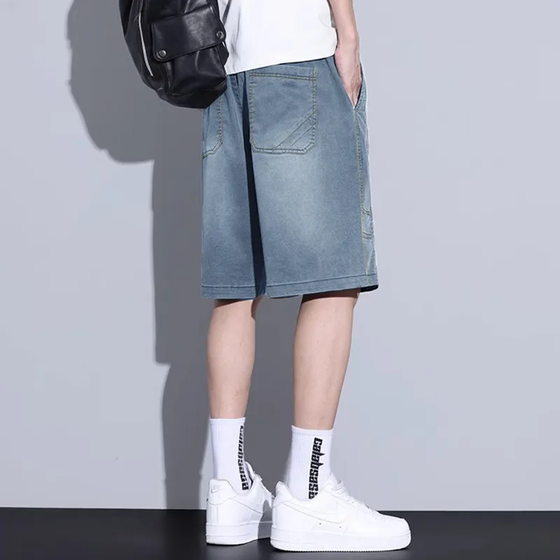 Tonlion Denim Shorts Men-7