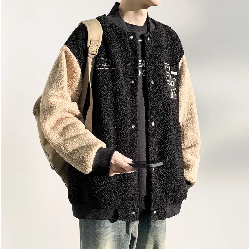 Tonlion Velvet Jackets Men-4