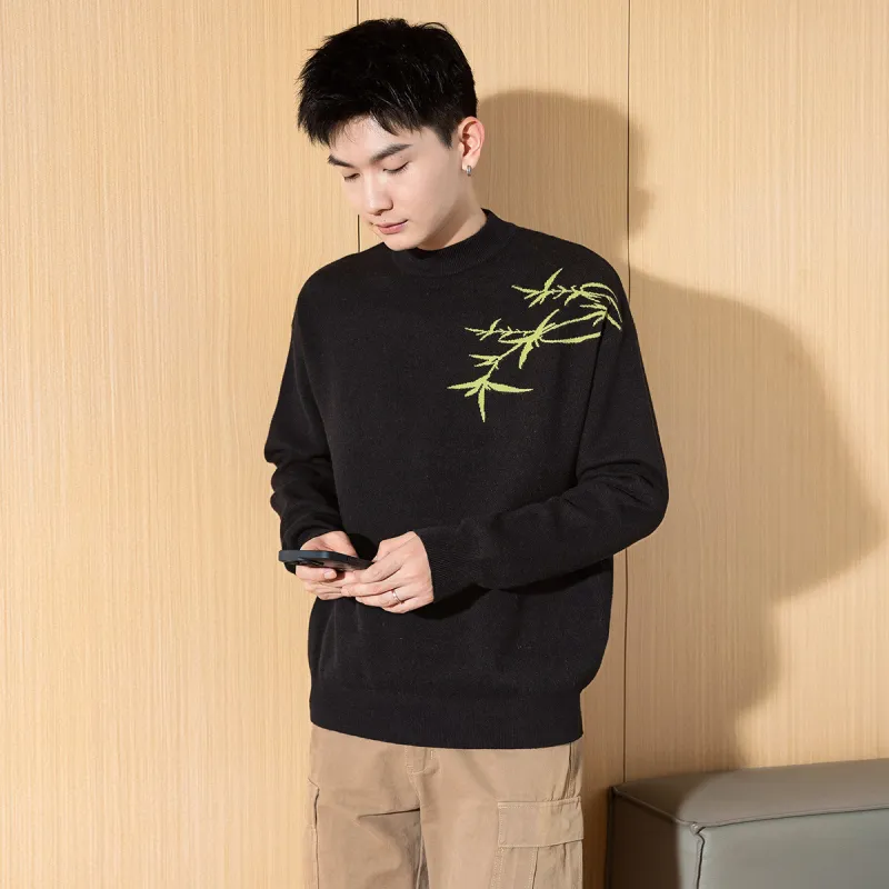 Tonlion Sweaters Men Black-3