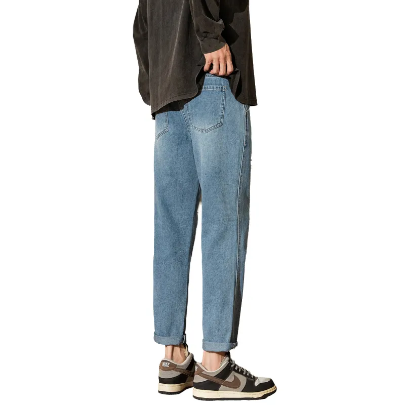 Tonlion Jeans Men's Medium Denim Blue-1