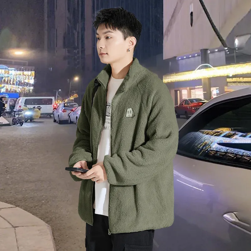 Tonlion Velvet Jackets Men-9