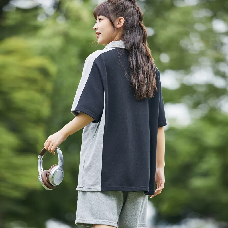 Tonlion Polo Shirt Women's Black-5
