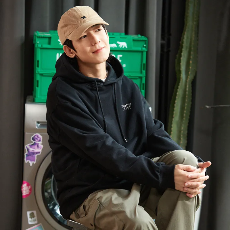 Tonlion Sweatshirts Men Black-3