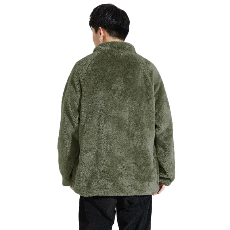 Tonlion Velvet Jackets Men-5