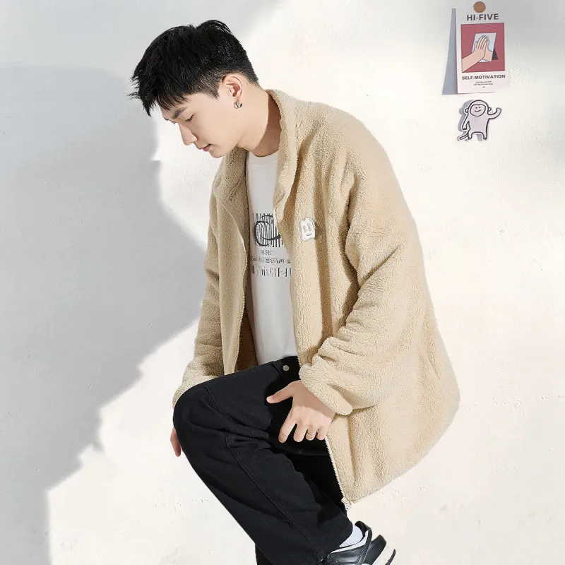 Tonlion Velvet Jackets Men-16