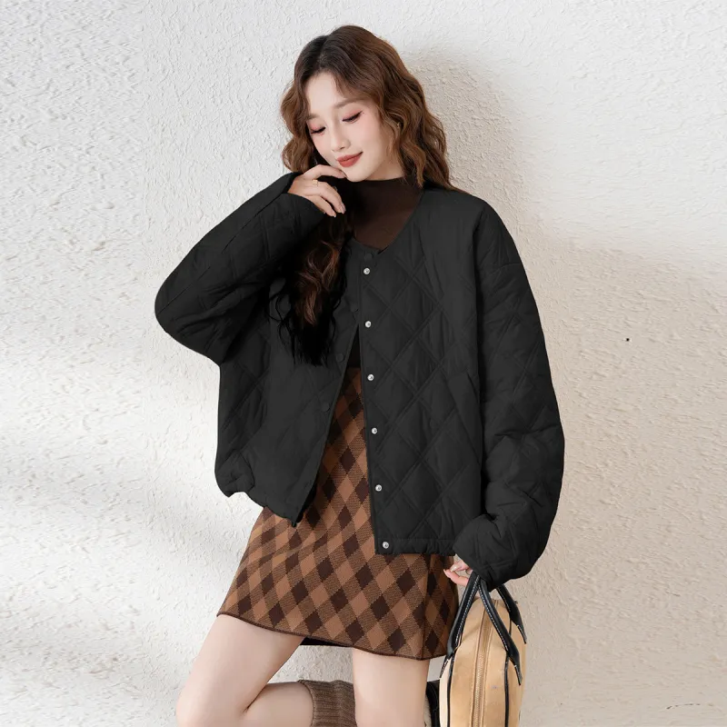 Tonlion Puffer Jacket Women's Black-4
