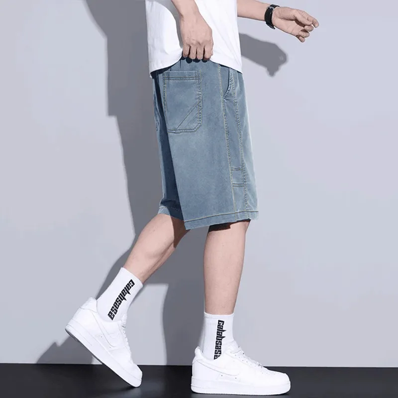 Tonlion Denim Shorts Men-8
