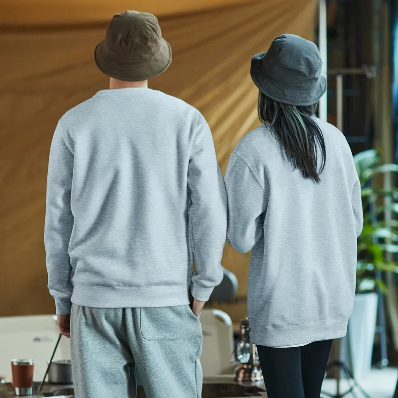 Tonlion Sweatshirts Men Heather Gray-1