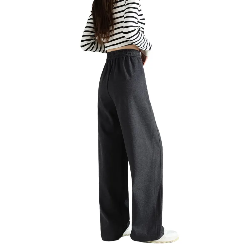 Tonlion Casual Pants Women's Charcoal Gray-1
