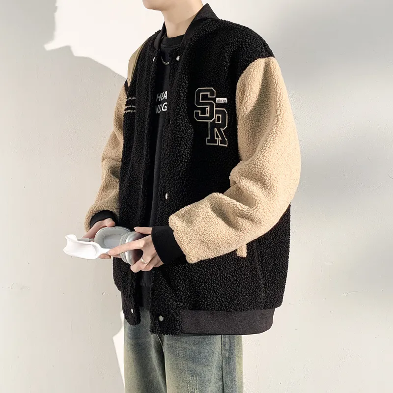 Tonlion Velvet Jackets Men-3