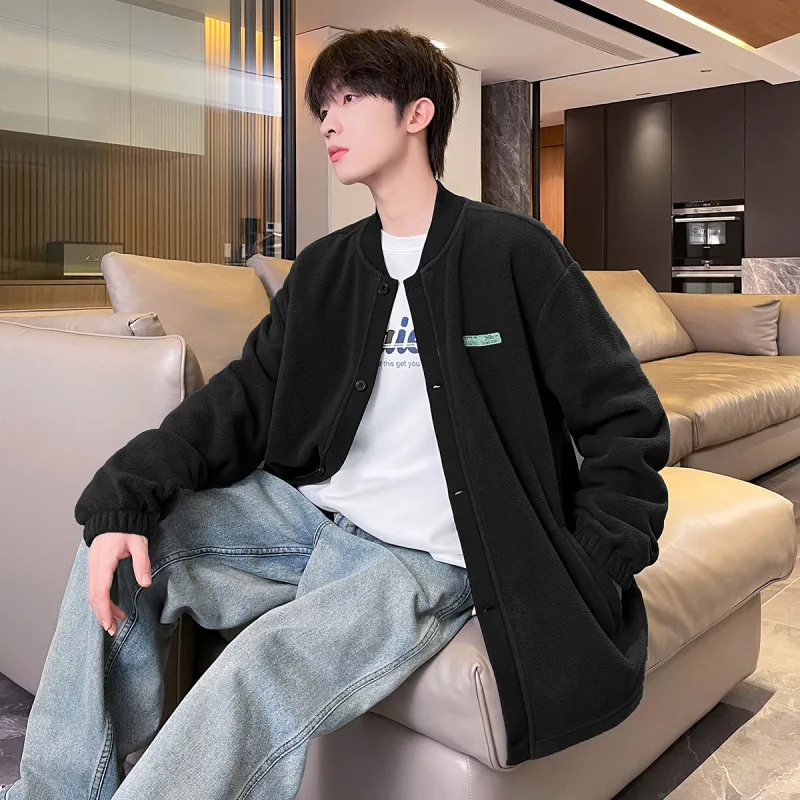 Tonlion Velvet Jackets Men-3