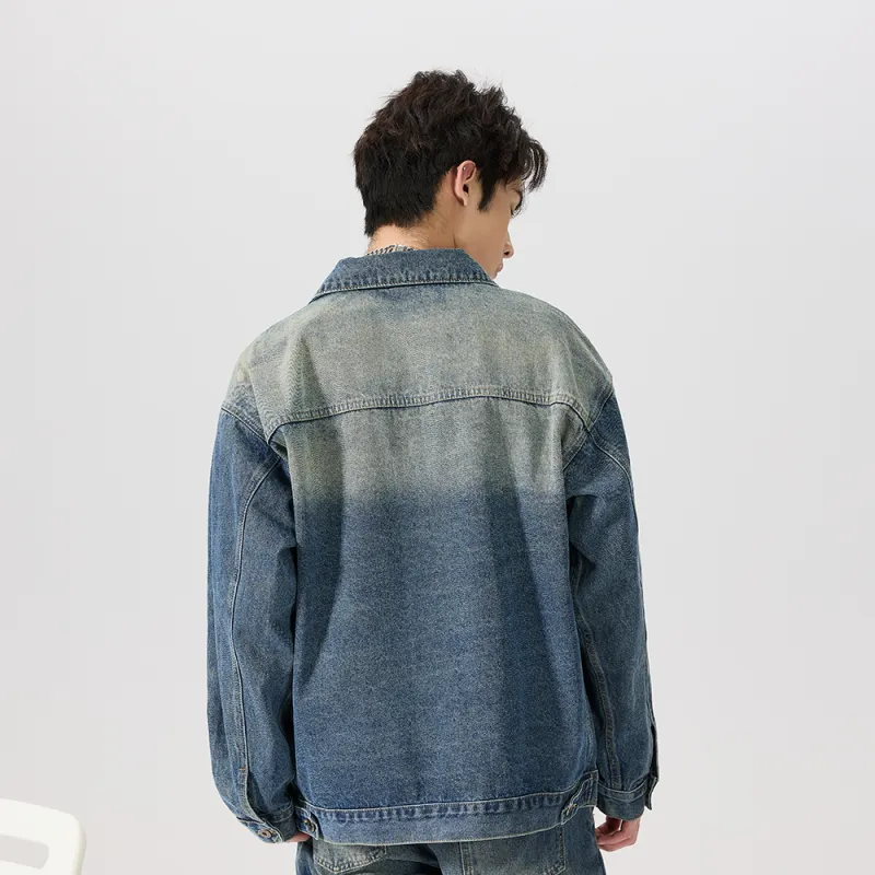 JASONWOOD Cowboy On The Run Denim Jacket Men's Sky Blue-3
