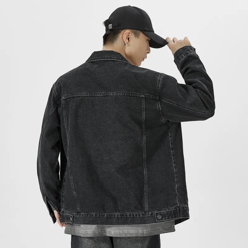 JASONWOOD Denim Jackets Men Black-10