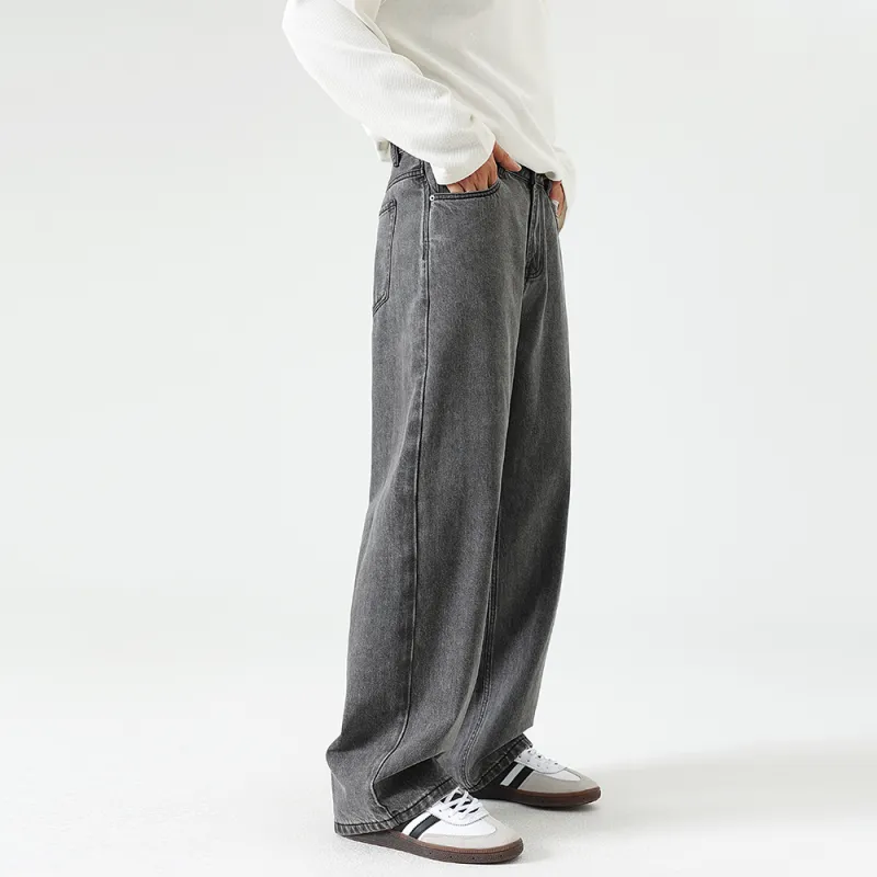 JASONWOOD Cowboy On The Run Jeans Unisex Mercury Gray-8