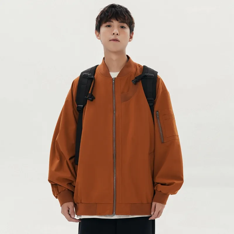 JASONWOOD Jackets Coats Unisex Orange Brown-2