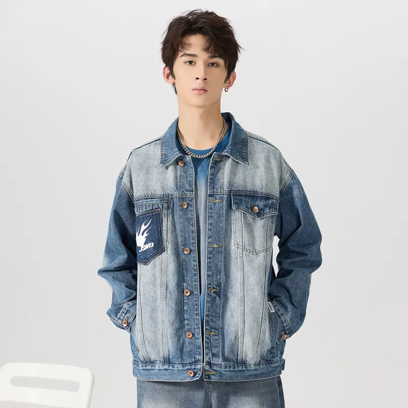 JASONWOOD Cowboy On The Run Denim Jacket Men's-2