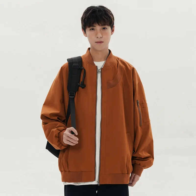 JASONWOOD Jackets Coats Unisex Orange Brown-3