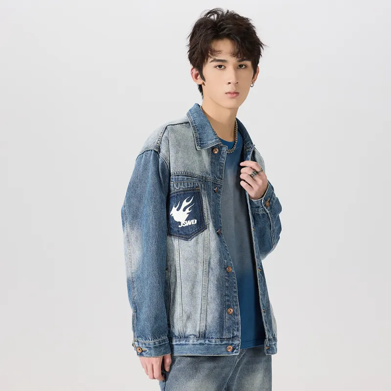 JASONWOOD Cowboy On The Run Denim Jacket Men's-5