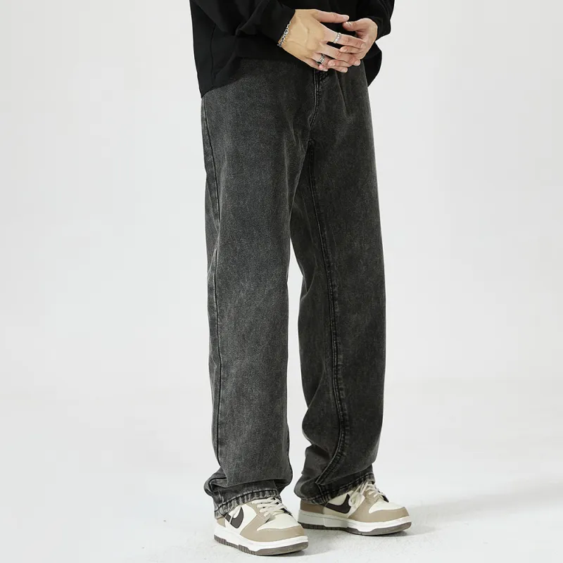 JASONWOOD Jeans Unisex Black Gray Color-9