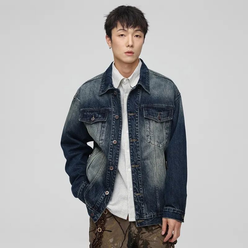 JASONWOOD Cowboy On The Run Denim Jacket Unisex Sapphire Blue-8