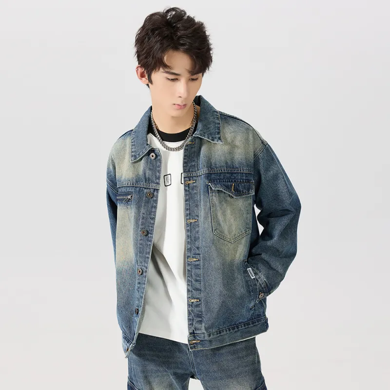 JASONWOOD Cowboy On The Run Denim Jacket Men's Sky Blue-8