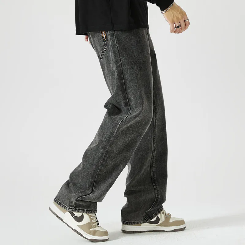 JASONWOOD Jeans Unisex Black Gray Color-4