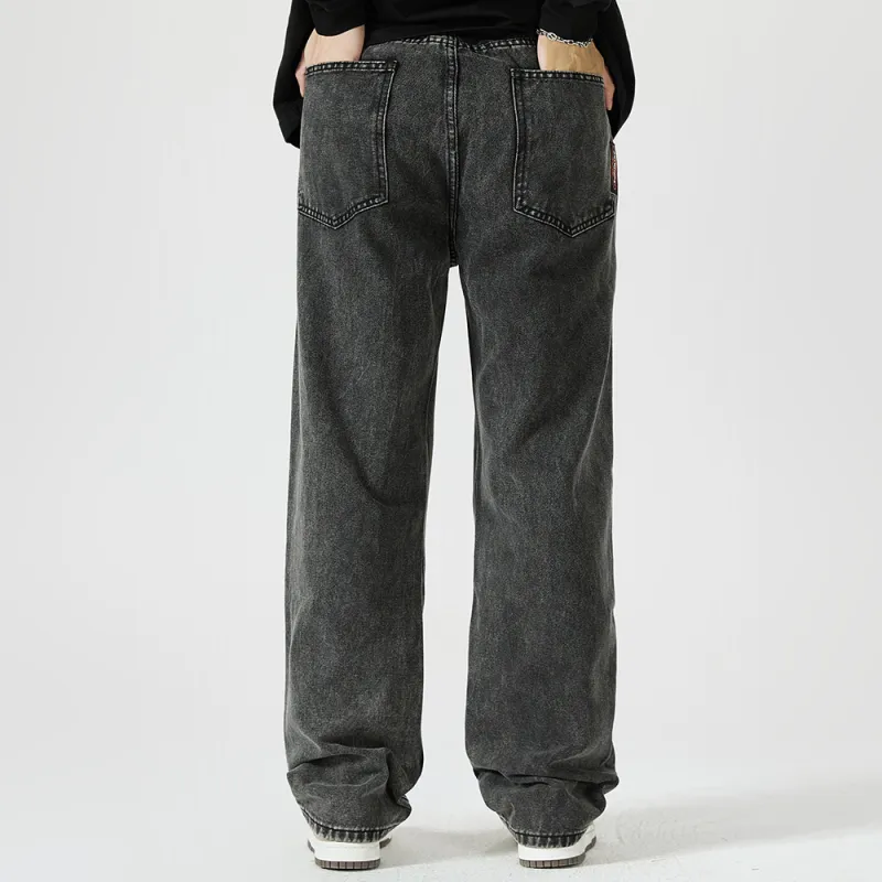 JASONWOOD Jeans Unisex Black Gray Color-2