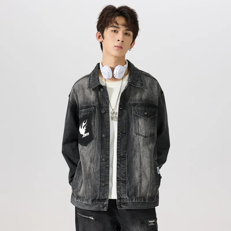JASONWOOD Cowboy On The Run Denim Jacket Men's-13