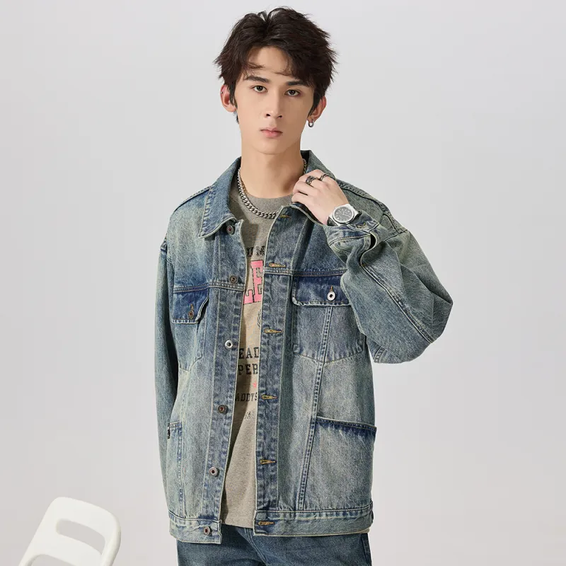 JASONWOOD Cowboy On The Run Denim Jacket Unisex-17
