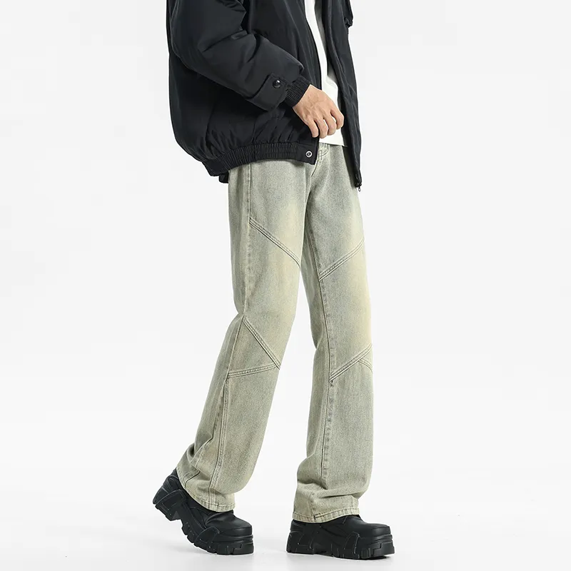 JASONWOOD Cowboy On The Run Jeans Unisex Yellow Mud-5