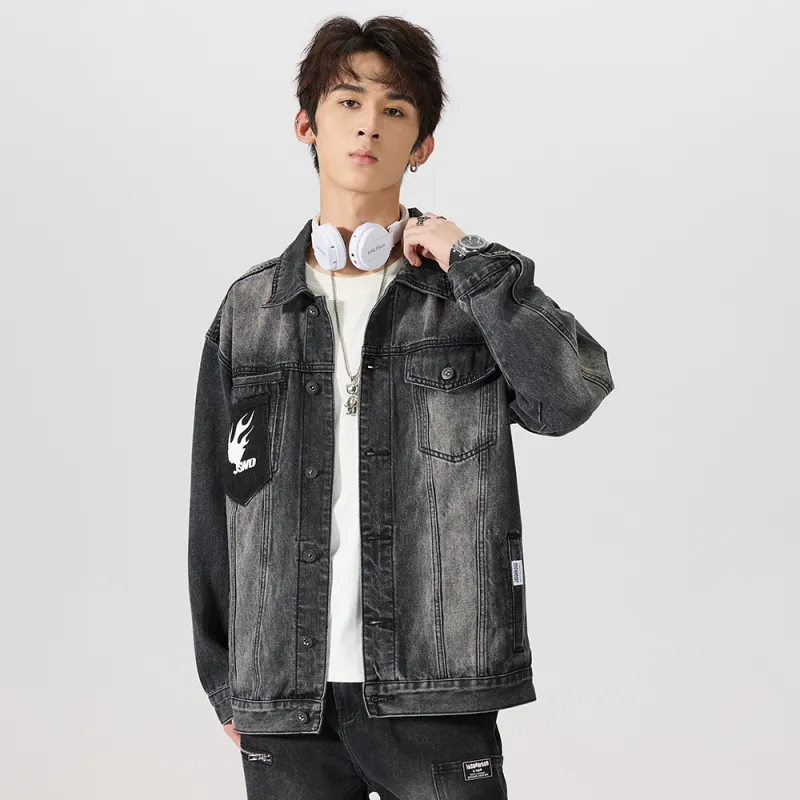 JASONWOOD Cowboy On The Run Denim Jacket Men's-15