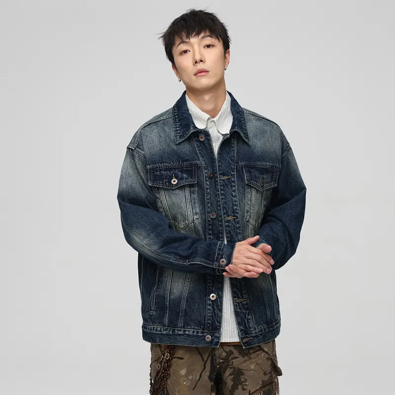JASONWOOD Cowboy On The Run Denim Jacket Unisex Sapphire Blue-6