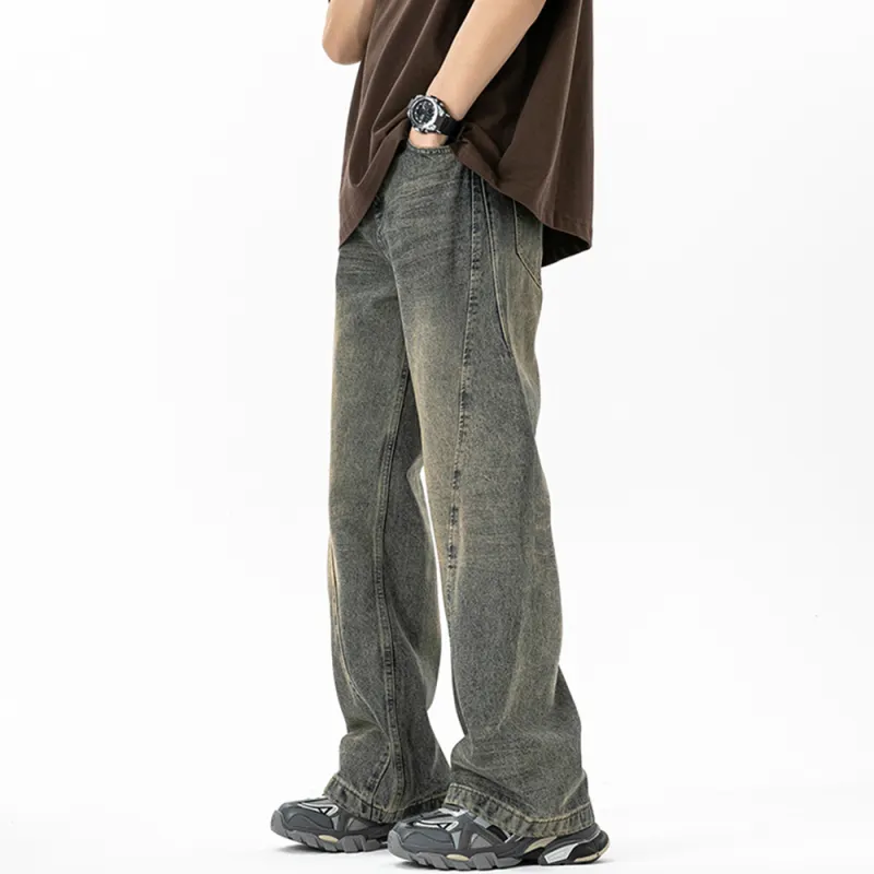 JASONWOOD Cowboy On The Run New In Autumn Jeans Unisex-3
