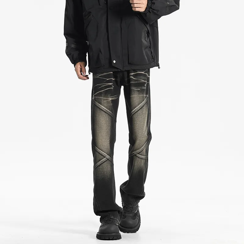 JASONWOOD Cowboy On The Run Jeans Unisex Yellow Mud-13