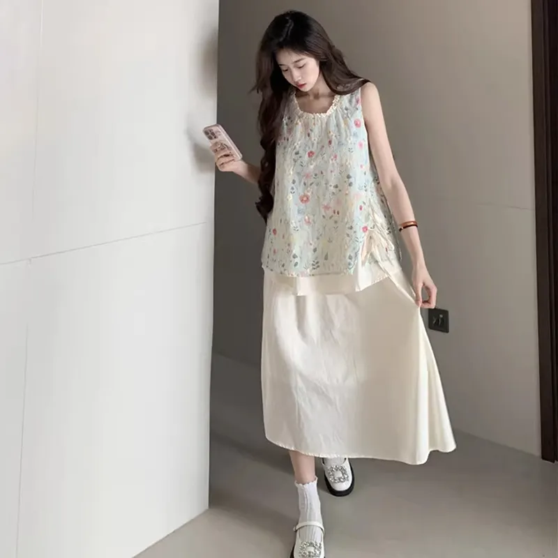 WOWI Two Piece Skirt Sets Women's-10