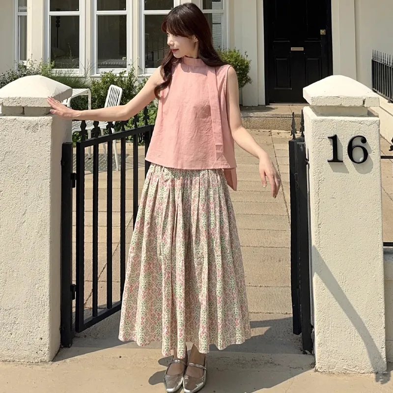 WOWI Two Piece Skirt Sets Women's-1