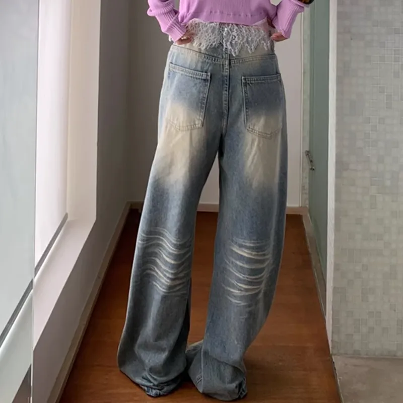 WOWI KCKS Jeans Women's Vintage Light Blue-4