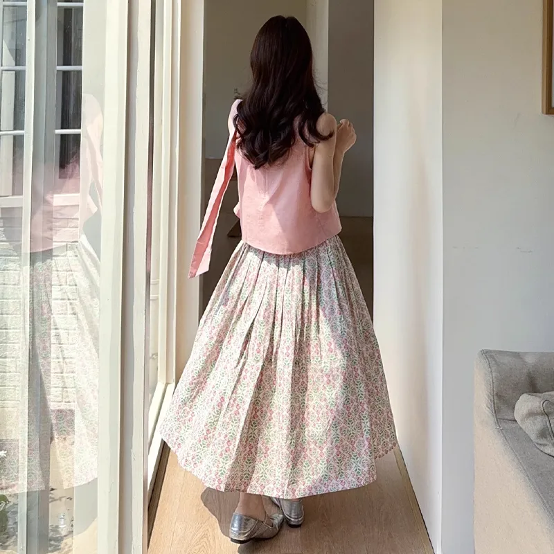 WOWI Two Piece Skirt Sets Women's-5