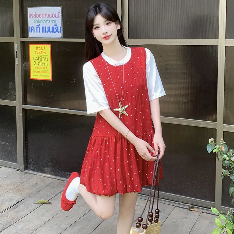 WOWI KCKS Sleeveless Dress Women's Red-5