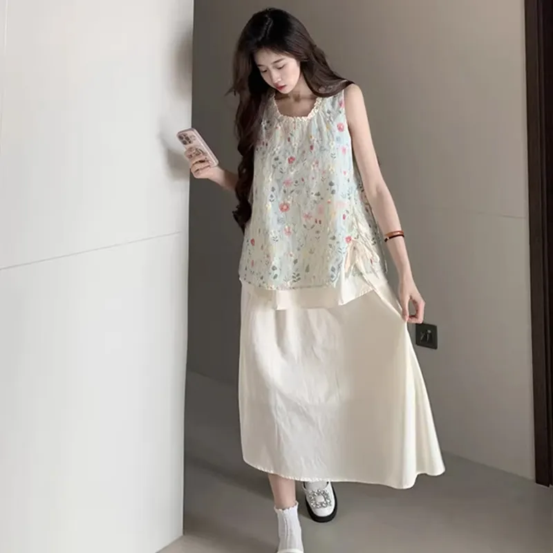 WOWI Two Piece Skirt Sets Women's-8