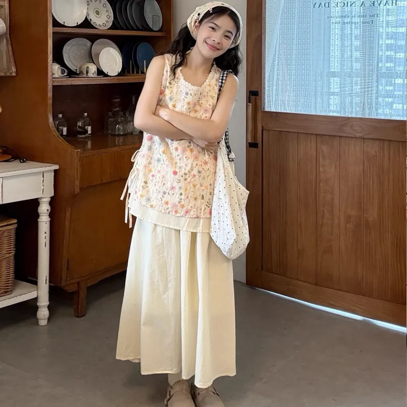 WOWI Two Piece Skirt Sets Women's-3