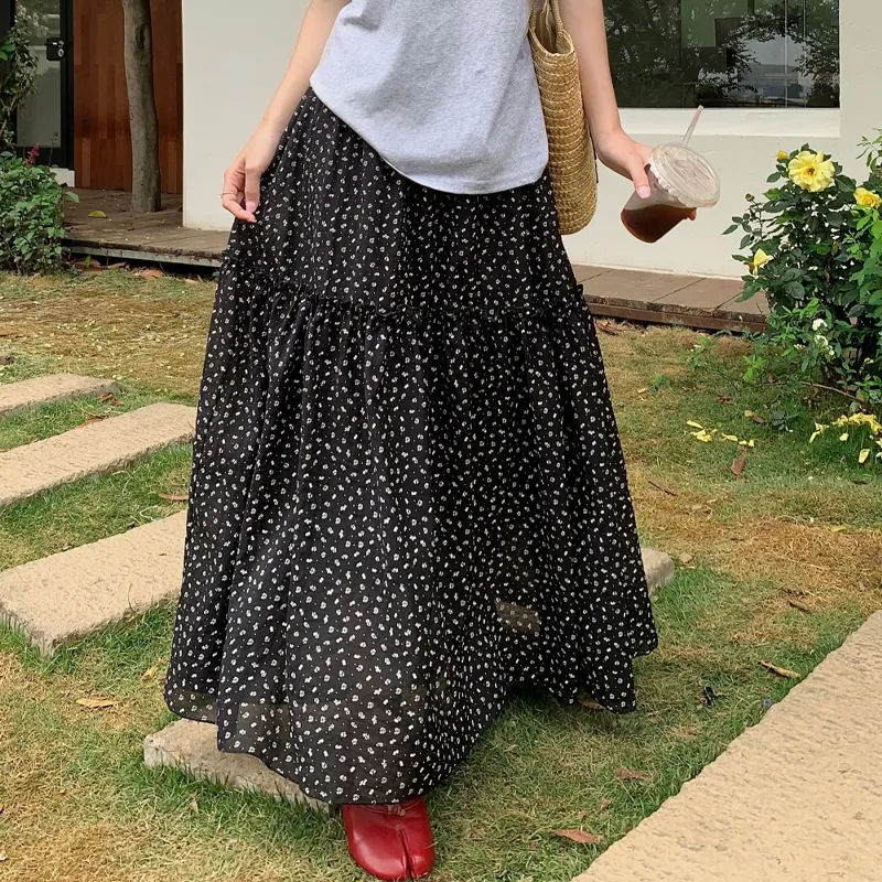 WOWI KCKS Casual Long Skirt Women's-9