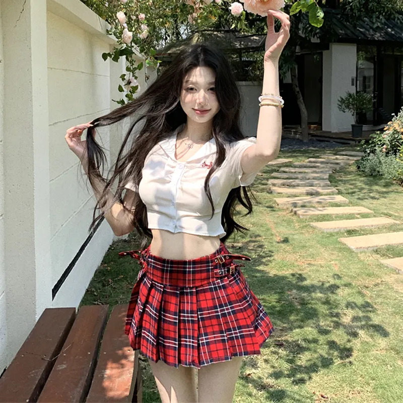 WOWI Two Piece Skirt Sets Women's-1